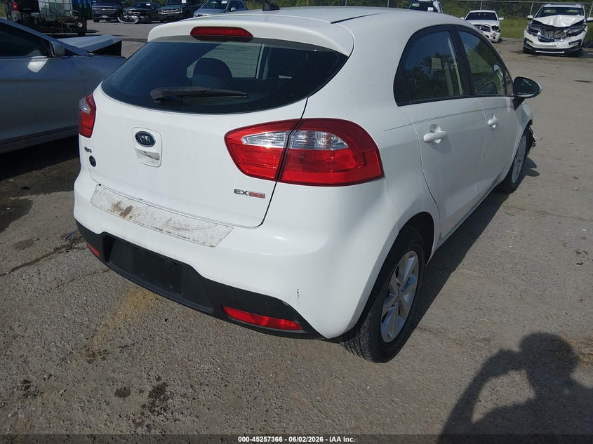 2013 Kia Rio VIN KNADN5A31D6127994 IAAI salvage auction — LEFT FRONT, Salvage Title, sold $275 on 2026-07-21 (photo 4)