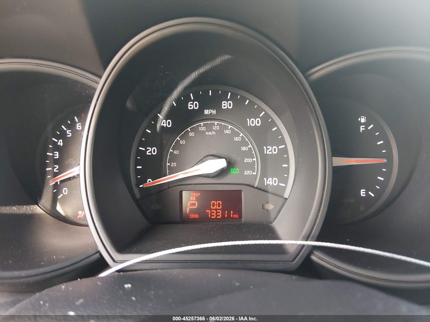 2013 Kia Rio VIN KNADN5A31D6127994 IAAI salvage auction — LEFT FRONT, Salvage Title, sold $275 on 2026-07-21 (photo 7)