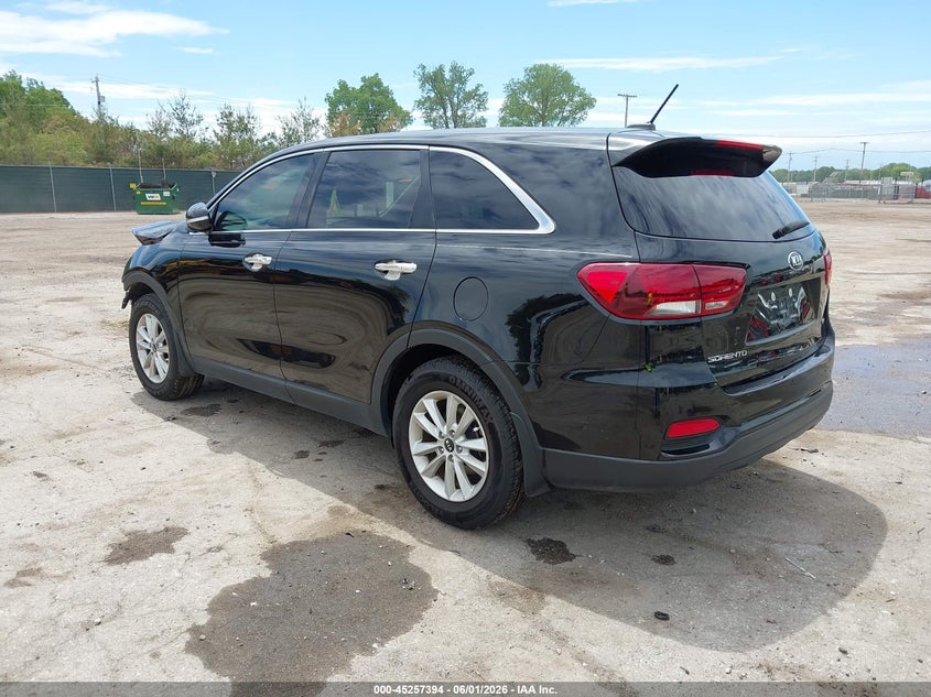 2020 Kia Sorento VIN 5XYPG4A37LG643387 IAAI salvage auction — FRONT END, Salvage (Indiana), sold $3,700 on 2026-07-28 (photo 3)