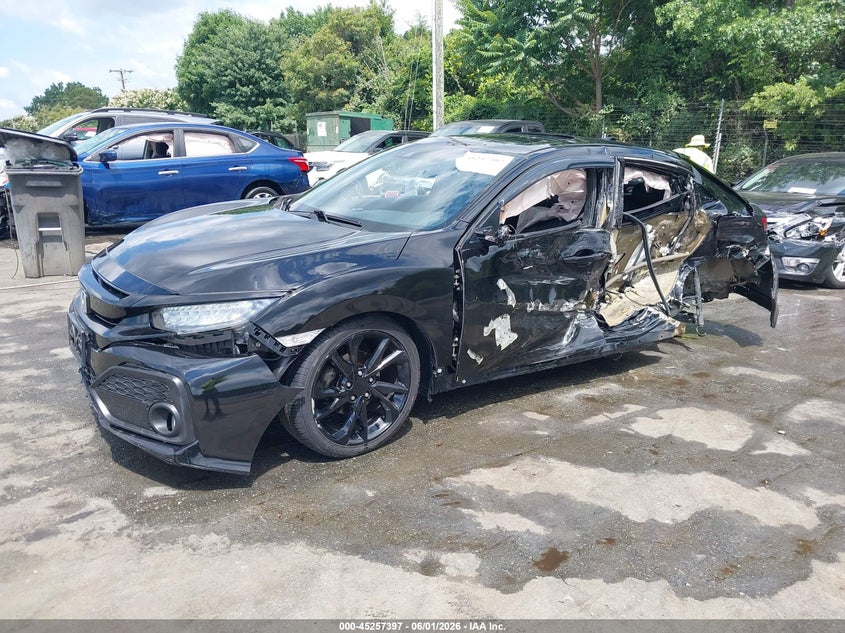 2018 Honda Civic VIN SHHFK7H90JU213712 IAAI salvage auction — SIDE, Salvage (North Carolina), sold $1,700 on 2026-07-30 (photo 2)