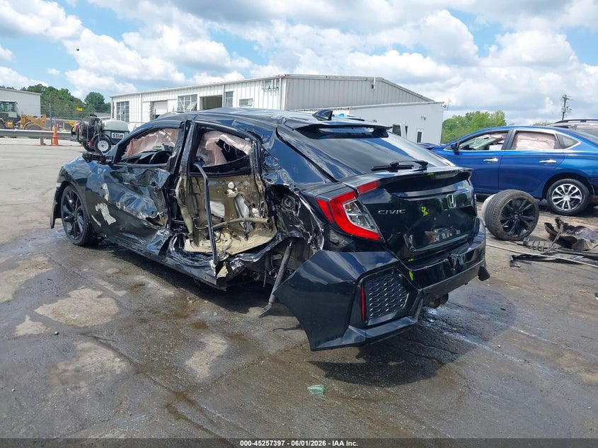2018 Honda Civic VIN SHHFK7H90JU213712 IAAI salvage auction — SIDE, Salvage (North Carolina), sold $1,700 on 2026-07-30 (photo 3)