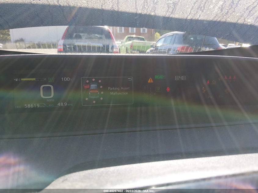 2021 Toyota Prius VIN JTDL9MFU7M3022618 IAAI salvage auction — REAR END, Salvage Title, sold $5,900 on 2026-07-11 (photo 7)
