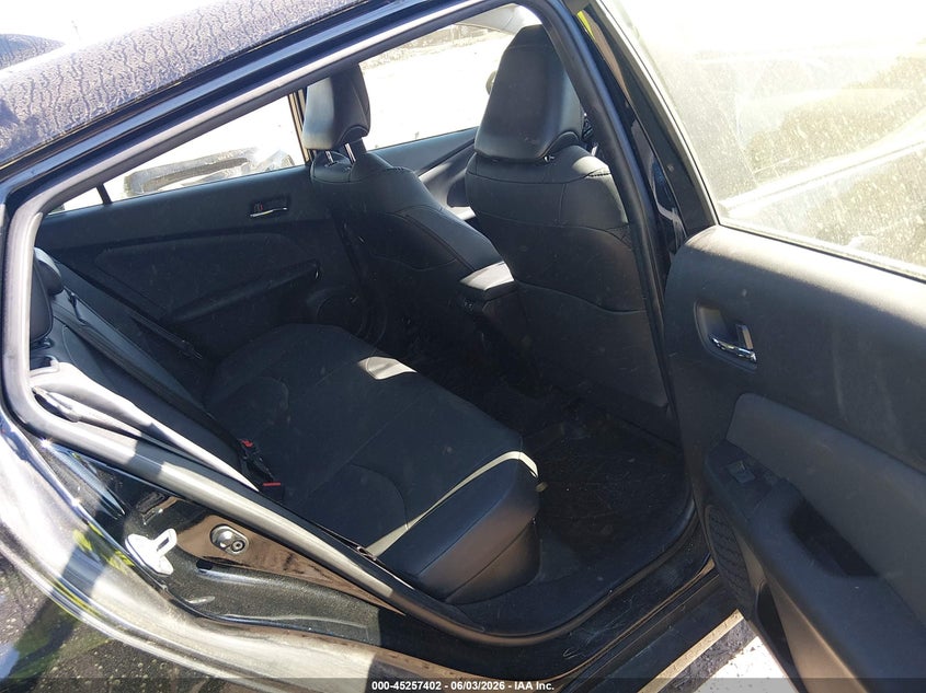 2021 Toyota Prius VIN JTDL9MFU7M3022618 IAAI salvage auction — REAR END, Salvage Title, sold $5,900 on 2026-07-11 (photo 8)