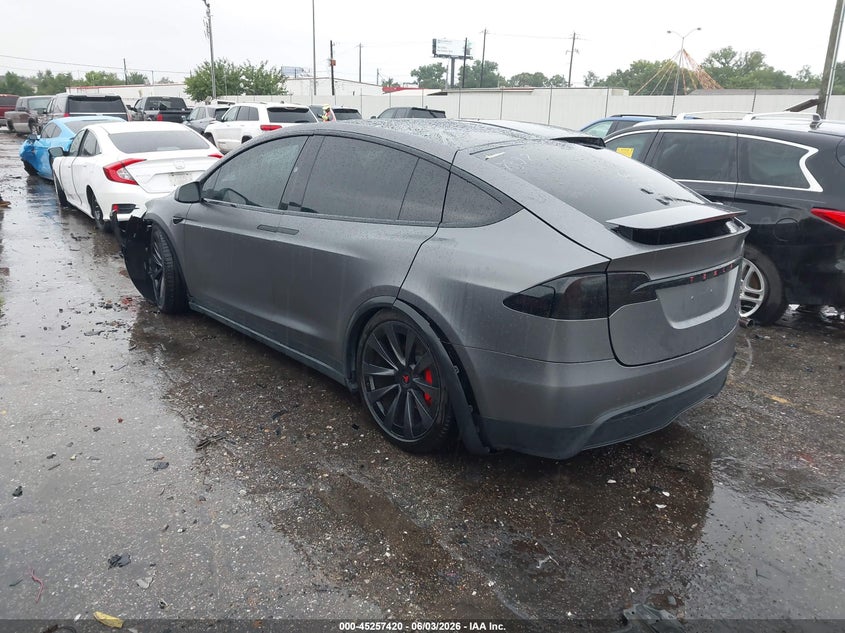2024 Tesla Model x VIN 7SAXCBE6XRF437892 IAAI salvage auction — FRONT END, Original (Texas), sold $17,000 on 2026-07-09 (photo 3)