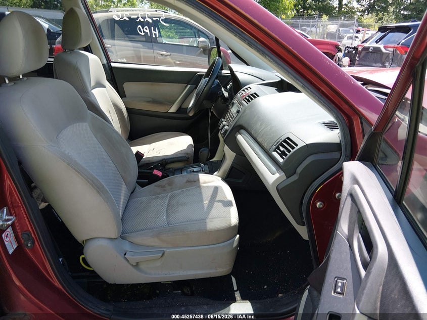 2015 Subaru Forester VIN JF2SJADC0FH824415 IAAI salvage auction — RIGHT FRONT, Salvage (West Virginia), sold $450 on 2026-07-24 (photo 5)