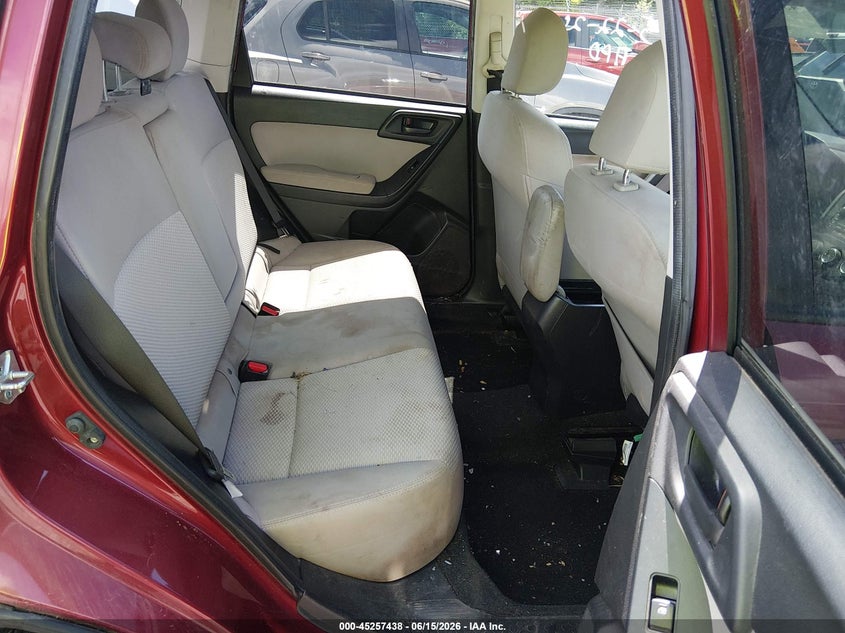 2015 Subaru Forester VIN JF2SJADC0FH824415 IAAI salvage auction — RIGHT FRONT, Salvage (West Virginia), sold $450 on 2026-07-24 (photo 8)