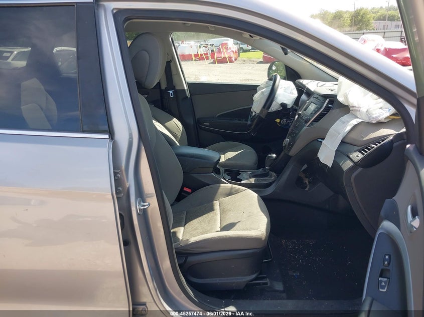 2016 Hyundai Santa fe VIN KM8SMDHF5GU162718 IAAI salvage auction — FRONT END, Salvage Title, sold $475 on 2026-07-20 (photo 5)