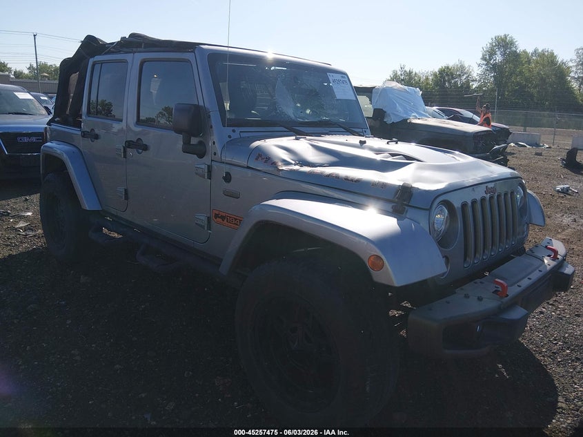 2017 Jeep Wrangler / VIN 1C4BJWEG1HL561185 IAAI salvage auction — FRONT END, Salvage Title, sold $6,100 on 2026-07-11 (photo 1)