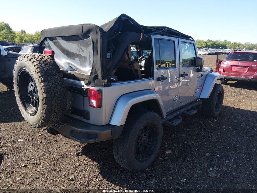 2017 Jeep Wrangler / VIN 1C4BJWEG1HL561185 IAAI salvage auction — FRONT END, Salvage Title, sold $6,100 on 2026-07-11 (photo 4)