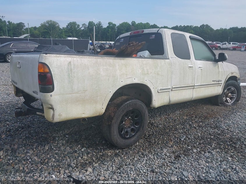 2001 Toyota Tundra VIN 5TBRT38171S135626 IAAI salvage auction — BIOHAZARD/CHEMICAL, Repossession Paperwork (Georgia), sold $75 on 2026-07-29 (photo 4)