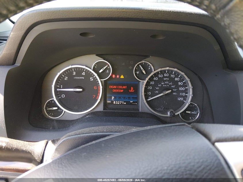 2017 Toyota Tundra VIN 5TFFW5F11HX213919 IAAI salvage auction — FRONT END, Salvage Title, sold $13,950 on 2026-07-14 (photo 7)