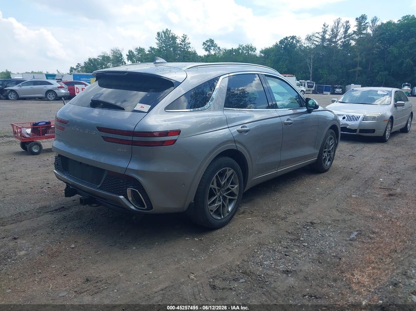2022 Genesis Gv70 VIN KMUMADTB2NU045781 IAAI salvage auction — REAR END, Salvage (Massachusetts), sold $12,300 on 2026-07-08 (photo 4)