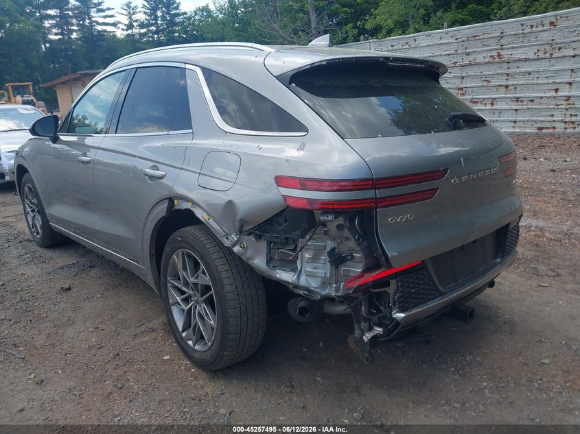 2022 Genesis Gv70 VIN KMUMADTB2NU045781 IAAI salvage auction — REAR END, Salvage (Massachusetts), sold $12,300 on 2026-07-08 (photo 6)