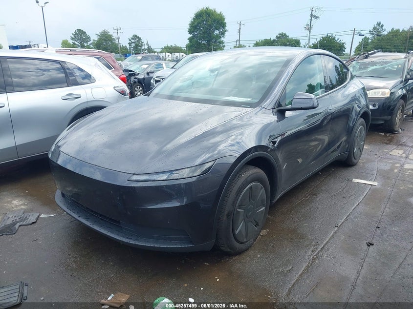 2026 Tesla Model y VIN 7SAYGDED0TA593866 IAAI salvage auction — REAR END, Salvage Title, sold $17,350 on 2026-07-23 (photo 2)