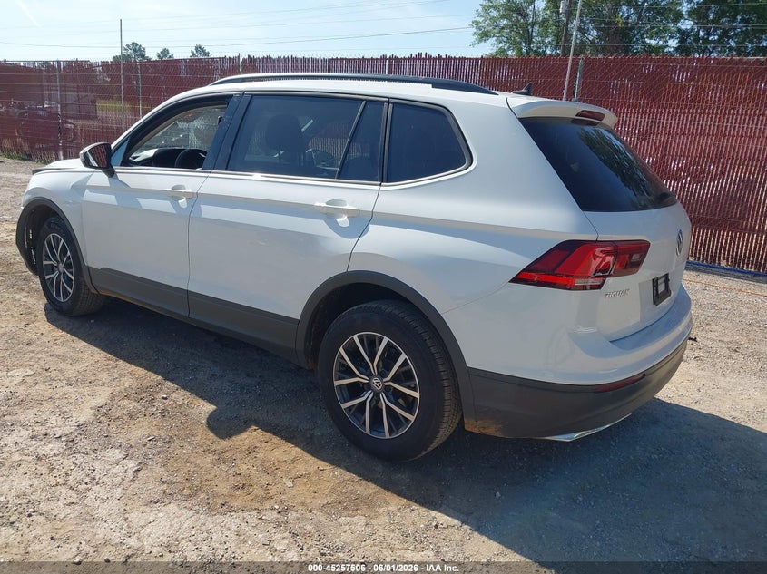 2021 Volkswagen Tiguan VIN 3VV1B7AX7MM012024 IAAI salvage auction — LEFT FRONT, Salvage (Texas), sold $4,050 on 2026-08-10 (photo 3)