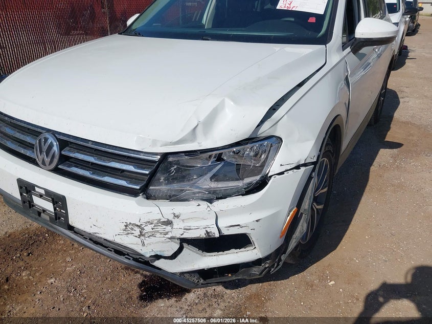 2021 Volkswagen Tiguan VIN 3VV1B7AX7MM012024 IAAI salvage auction — LEFT FRONT, Salvage (Texas), sold $4,050 on 2026-08-10 (photo 6)