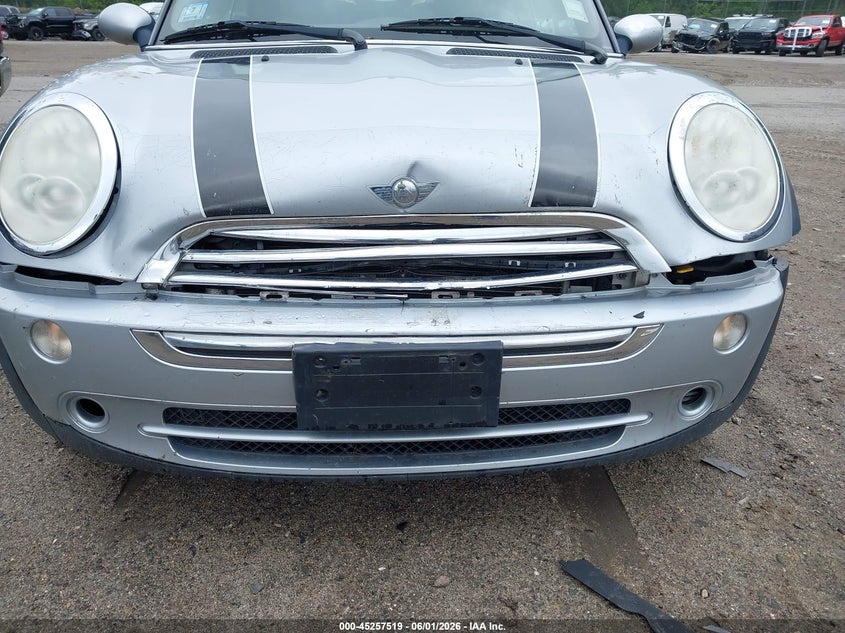 2007 Mini Cooper VIN WMWRF335X7TF67307 IAAI salvage auction — FRONT & REAR, Salvage (Massachusetts), sold $400 on 2026-07-10 (photo 6)