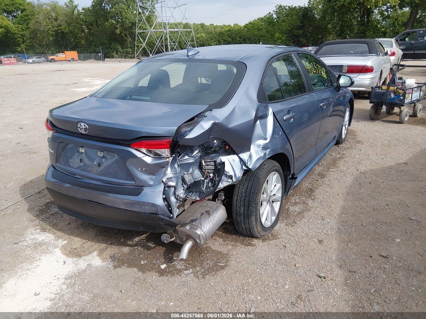 2025 Toyota Corolla VIN 5YFB4MDE1SP332001 IAAI salvage auction — RIGHT REAR, Salvage Title, sold $4,050 on 2026-07-29 (photo 4)