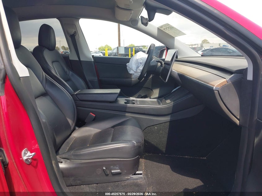 2021 Tesla Model y VIN 5YJYGDEE5MF277177 IAAI salvage auction — FRONT END, Salvage Title, sold $8,000 on 2026-07-10 (photo 5)