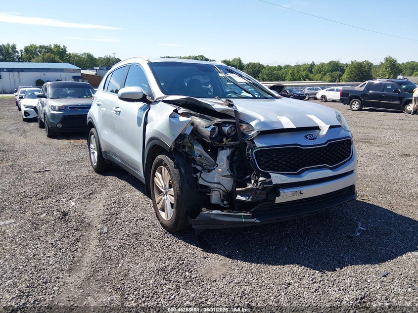 2017 Kia Sportage VIN KNDPM3ACXH7109677 IAAI salvage auction — RIGHT FRONT, Salvage (South Carolina), sold $2,600 on 2026-07-07 (photo 1)