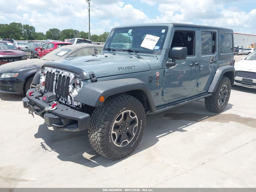 2015 Jeep Wrangler / VIN 1C4HJWFG5FL648240 IAAI salvage auction — LEFT REAR, Salvage Title, sold $7,700 on 2026-07-28 (photo 2)