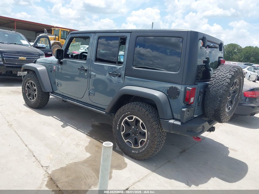 2015 Jeep Wrangler / VIN 1C4HJWFG5FL648240 IAAI salvage auction — LEFT REAR, Salvage Title, sold $7,700 on 2026-07-28 (photo 3)