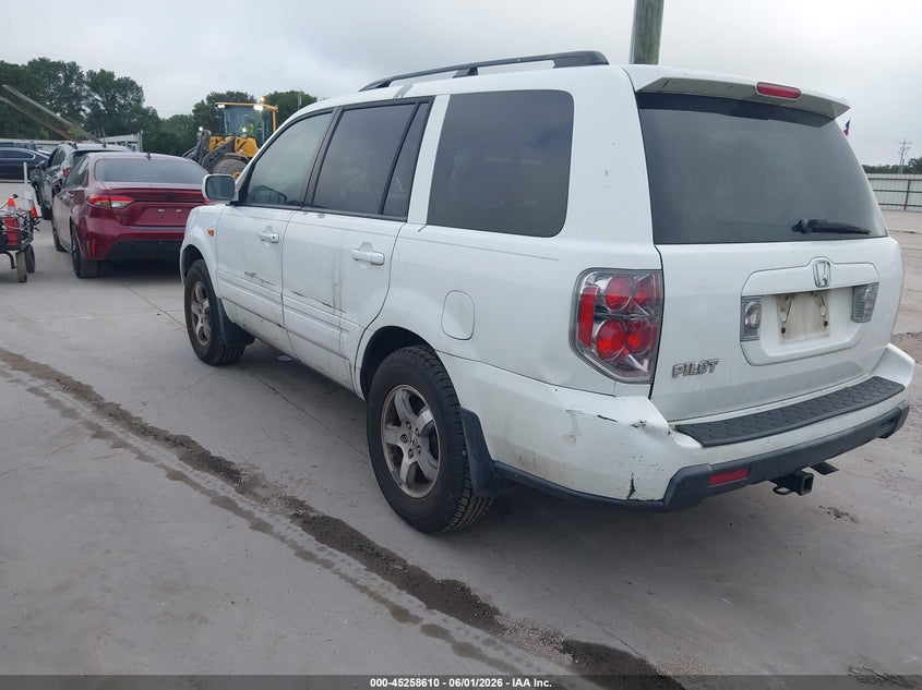 2006 Honda Pilot VIN 5FNYF28546B009209 IAAI salvage auction — NORMAL WEAR, Original (Texas), sold $375 on 2026-07-05 (photo 3)