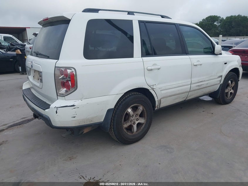 2006 Honda Pilot VIN 5FNYF28546B009209 IAAI salvage auction — NORMAL WEAR, Original (Texas), sold $375 on 2026-07-05 (photo 4)