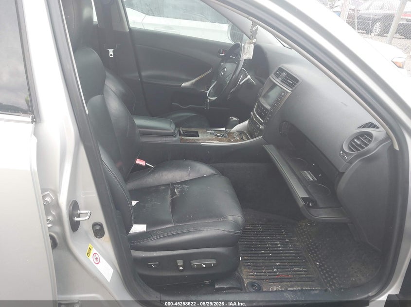 2009 Lexus Is 250 VIN JTHBK262795092696 IAAI salvage auction — NORMAL WEAR, Salvage (Texas), sold $25 on 2026-07-28 (photo 5)