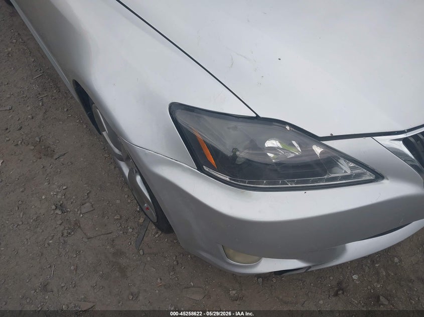 2009 Lexus Is 250 VIN JTHBK262795092696 IAAI salvage auction — NORMAL WEAR, Salvage (Texas), sold $25 on 2026-07-28 (photo 6)