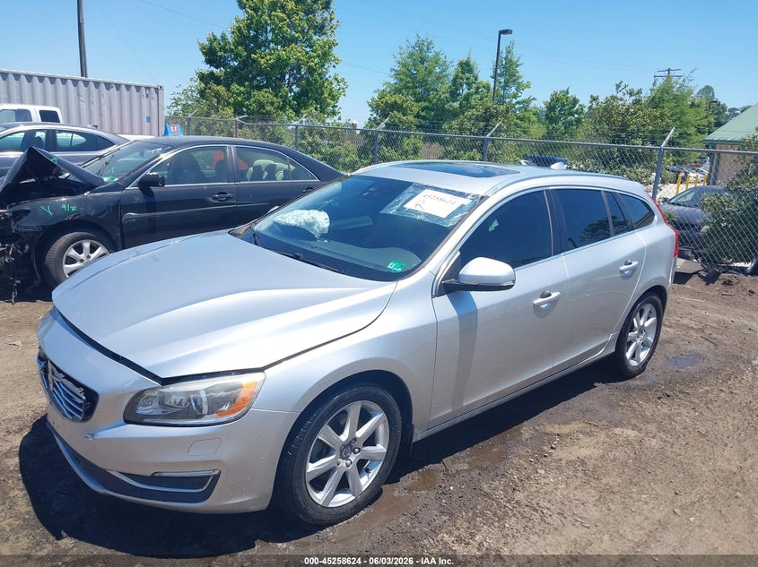 2017 Volvo V60 VIN YV140MEM4H1370968 IAAI salvage auction — FRONT END, Salvage Title, sold $1,375 on 2026-07-27 (photo 2)