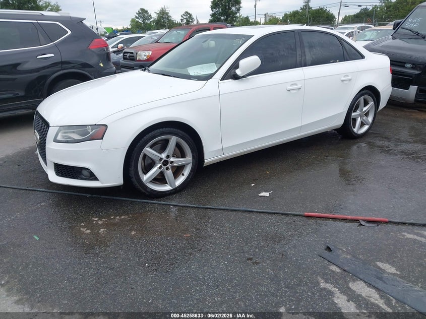 2011 Audi A4 VIN WAUEFAFL7BN045578 IAAI salvage auction — RIGHT REAR, Salvage (North Carolina), sold $25 on 2026-07-29 (photo 2)
