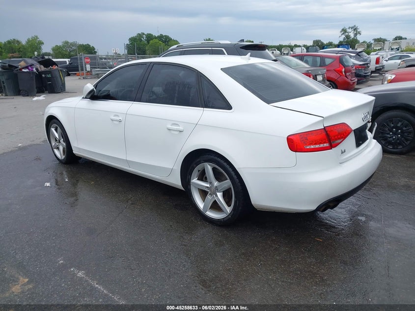 2011 Audi A4 VIN WAUEFAFL7BN045578 IAAI salvage auction — RIGHT REAR, Salvage (North Carolina), sold $25 on 2026-07-29 (photo 3)