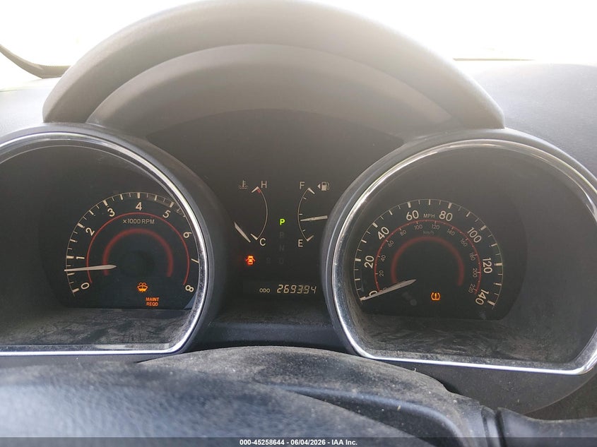 2010 Toyota Highlander VIN 5TDZK3EH9AS004550 IAAI salvage auction — RIGHT FRONT, Salvage (South Carolina), sold $450 on 2026-07-28 (photo 7)
