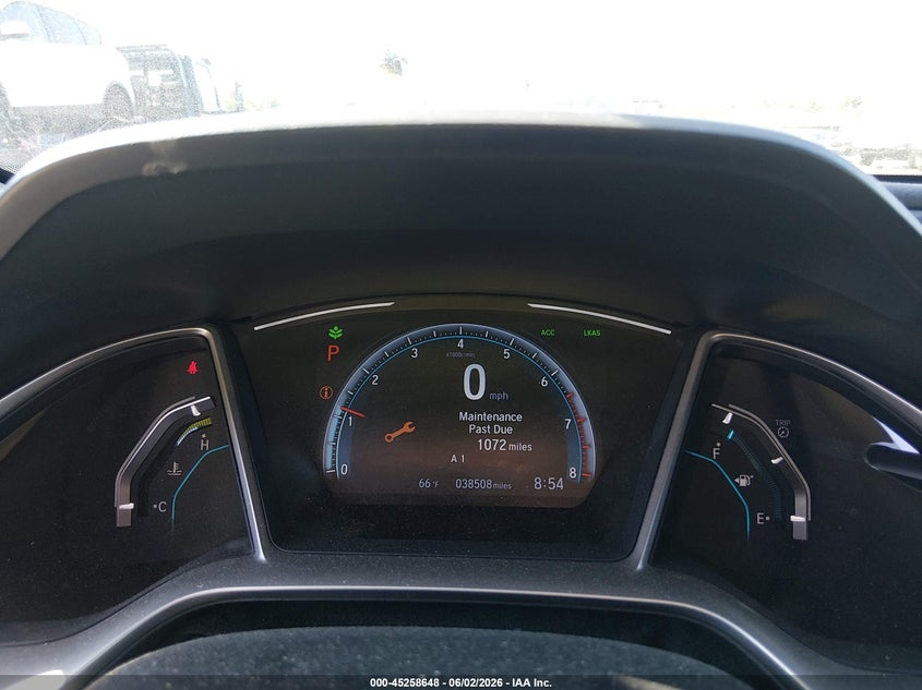 2020 Honda Civic VIN 19XFC1F37LE214181 IAAI salvage auction — REAR END, Salvage Title, sold $5,200 on 2026-07-12 (photo 7)