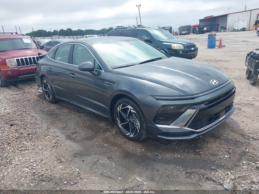 2026 Hyundai Sonata VIN KMHL64JA0TA531655 IAAI salvage auction — REAR END, Salvage Title, sold $9,200 on 2026-07-07 (photo 1)