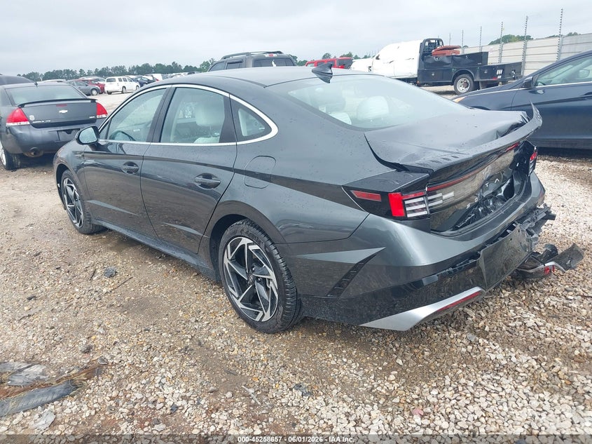 2026 Hyundai Sonata VIN KMHL64JA0TA531655 IAAI salvage auction — REAR END, Salvage Title, sold $9,200 on 2026-07-07 (photo 3)