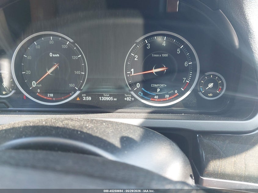 2014 BMW 7er VIN WBAYF4C59ED282099 IAAI salvage auction — FRONT END, Salvage Title, sold $2,350 on 2026-07-08 (photo 7)