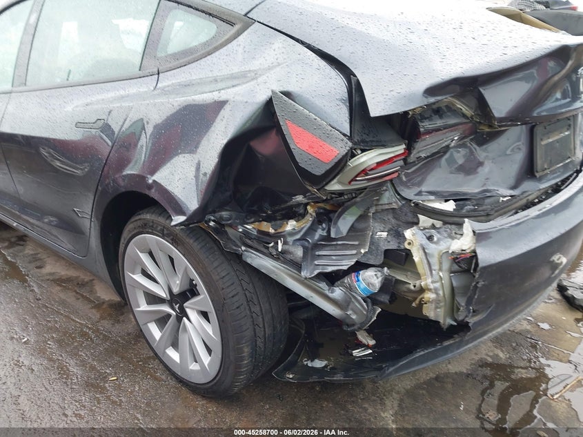 2023 Tesla Model 3 VIN 5YJ3E1EB1PF712270 IAAI salvage auction — REAR END, Salvage (North Carolina), sold $8,550 on 2026-07-30 (photo 6)