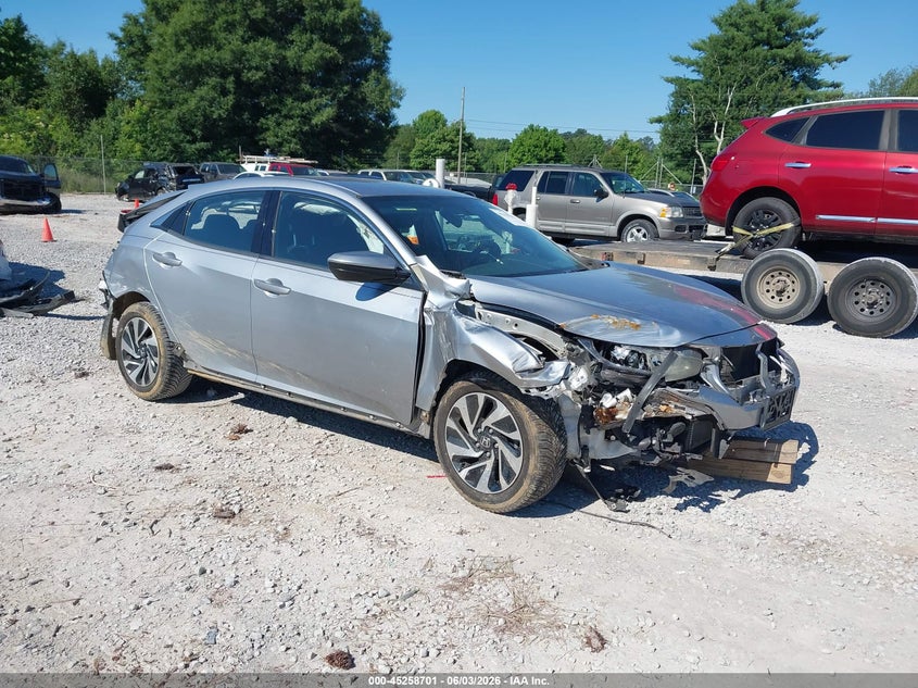 2017 Honda Civic VIN SHHFK7H24HU202600 IAAI salvage auction — FRONT & REAR, Salvage Title, sold $750 on 2026-07-13 (photo 1)