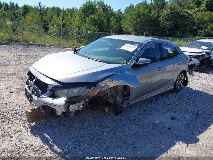 2017 Honda Civic VIN SHHFK7H24HU202600 IAAI salvage auction — FRONT & REAR, Salvage Title, sold $750 on 2026-07-13 (photo 2)