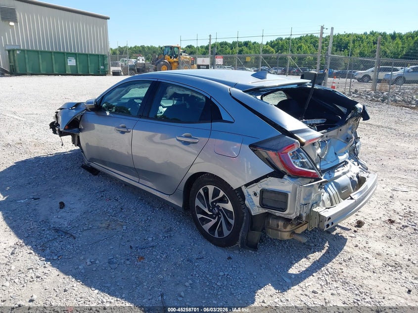 2017 Honda Civic VIN SHHFK7H24HU202600 IAAI salvage auction — FRONT & REAR, Salvage Title, sold $750 on 2026-07-13 (photo 3)