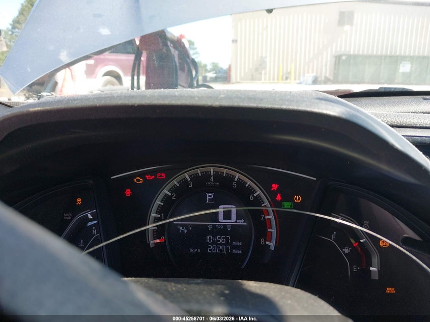2017 Honda Civic VIN SHHFK7H24HU202600 IAAI salvage auction — FRONT & REAR, Salvage Title, sold $750 on 2026-07-13 (photo 7)