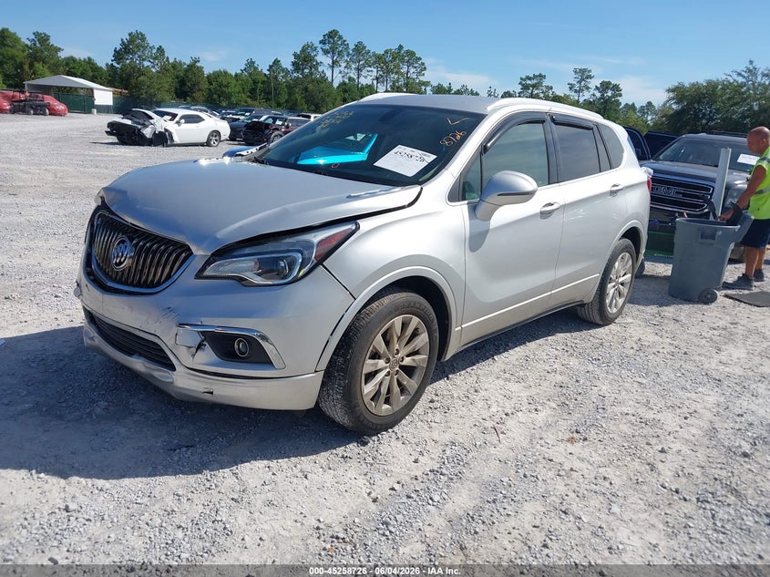 2017 Buick Envision VIN LRBFXBSA5HD216436 IAAI salvage auction — FRONT END, Salvage Title, sold $750 on 2026-07-09 (photo 2)