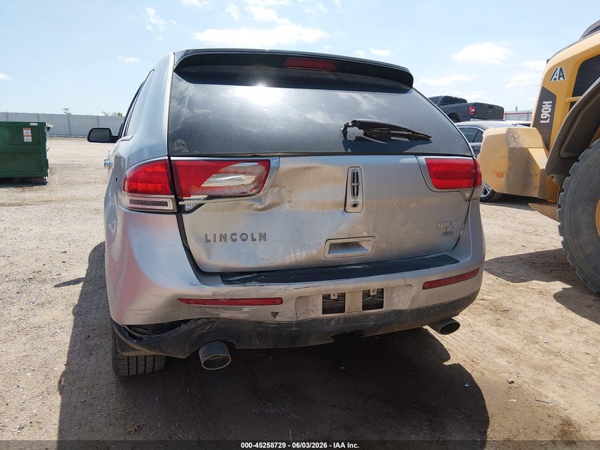 2013 Lincoln Mkx VIN 2LMDJ8JK8DBL00046 IAAI salvage auction — REAR END, Salvage Title, sold $25 on 2026-07-23 (photo 6)