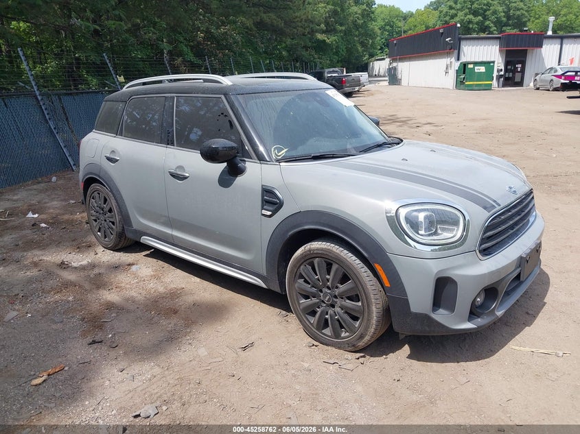 2022 Mini Countryman VIN WMZ23BR01N3N91329 IAAI salvage auction — LEFT SIDE, Salvage Title, sold $7,000 on 2026-07-09 (photo 1)