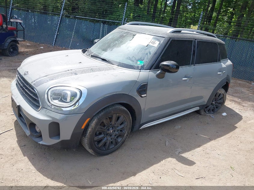 2022 Mini Countryman VIN WMZ23BR01N3N91329 IAAI salvage auction — LEFT SIDE, Salvage Title, sold $7,000 on 2026-07-09 (photo 2)