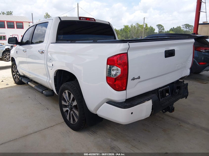 2019 Toyota Tundra VIN 5TFAY5F12KX795119 IAAI salvage auction — REAR END, Salvage Title, sold $16,700 on 2026-07-07 (photo 3)