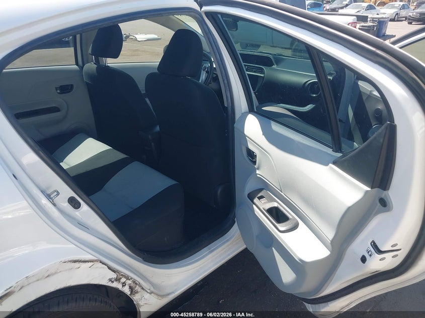 2013 Toyota Prius c VIN JTDKDTB37D1042509 IAAI salvage auction — RIGHT SIDE, Salvage Title, sold $1,900 on 2026-07-07 (photo 8)