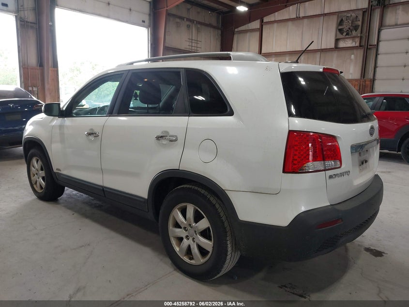 2012 Kia Sorento VIN 5XYKTDA24CG286960 IAAI salvage auction — NORMAL WEAR, Salvage Title, sold $825 on 2026-07-08 (photo 3)